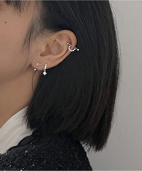 LA VORAGINE(ラ ヴォラジネ)の「アレルギー対応エコジルコンピアス(ピアス(両耳用)・レディース・シルバー/ゴールド・FREE)」の19枚目の写真