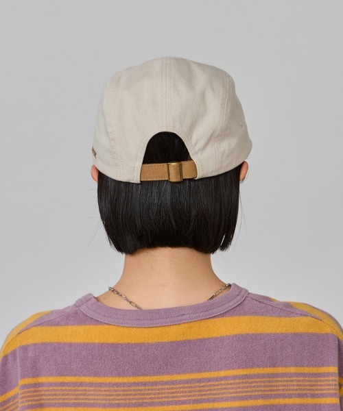 OVERRIDE（オーバーライド）の「OVERRIDE  CO HEMP REC SUEDE JETCAP SG / オーバーライド（キャップ・レディース・チョコ/ナチュラル/ピンク・57~59cm）」の6枚目の写真