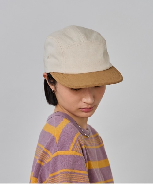 OVERRIDE（オーバーライド）の「OVERRIDE  CO HEMP REC SUEDE JETCAP SG / オーバーライド（キャップ・レディース・チョコ/ナチュラル/ピンク・57~59cm）」の9枚目の写真