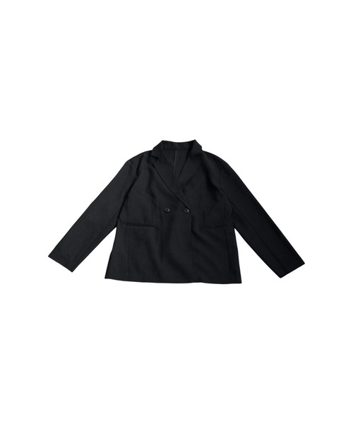 antiqua(アンティカ)の「オーバーサイズ テーラードジャケット(テーラードジャケット・レディース・ブラック/ベージュ/ベージュ系その他・ONESIZE)」の19枚目の写真