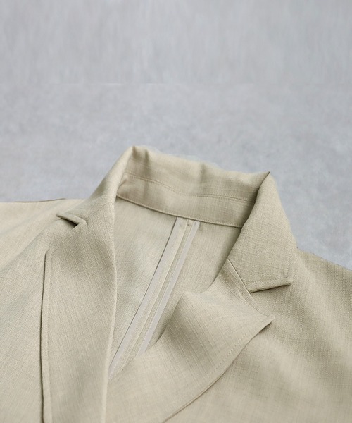 antiqua(アンティカ)の「オーバーサイズ テーラードジャケット(テーラードジャケット・レディース・ブラック/ベージュ/ベージュ系その他・ONESIZE)」の10枚目の写真