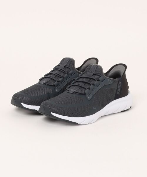 PUMA(プーマ)の「《PUMA》SOFTRIDE フレックス レース EASE IN ALT(スリッポン・メンズ・ブラック×ホワイト/グレー系/ホワイト系その他/ブラック×ブラック/ベージュ系その他/ホワイト系その他2/ダークグレー/ホワイト系その他3/ネイビー系・23.5cm/24.5cm/25.5cm/26.5cm/27.5cm/23.0cm/25.0cm/26.0cm/27.0cm/28.0cm/24.0cm/22.5cm)」の7枚目の写真