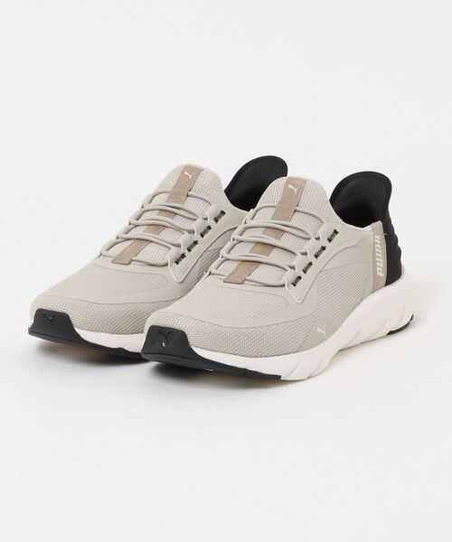 PUMA(プーマ)の「《PUMA》SOFTRIDE フレックス レース EASE IN ALT(スリッポン・メンズ・ブラック×ホワイト/グレー系/ホワイト系その他/ブラック×ブラック/ベージュ系その他/ホワイト系その他2/ダークグレー/ホワイト系その他3/ネイビー系・23.5cm/24.5cm/25.5cm/26.5cm/27.5cm/23.0cm/25.0cm/26.0cm/27.0cm/28.0cm/24.0cm/22.5cm)」の8枚目の写真