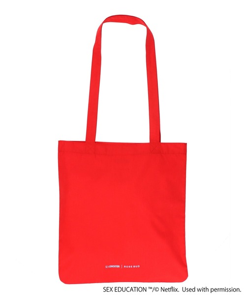 ROSE BUD（ローズバッド）の「Netflix Series ‘SEX EDUCATION’ × ROSE BUD/MESSAGE LOGO TOTE BAG（トートバッグ・レディース・イエロー/レッド/ブルー/ブラック/ライトブルー・ONE SIZE）」の20枚目の写真