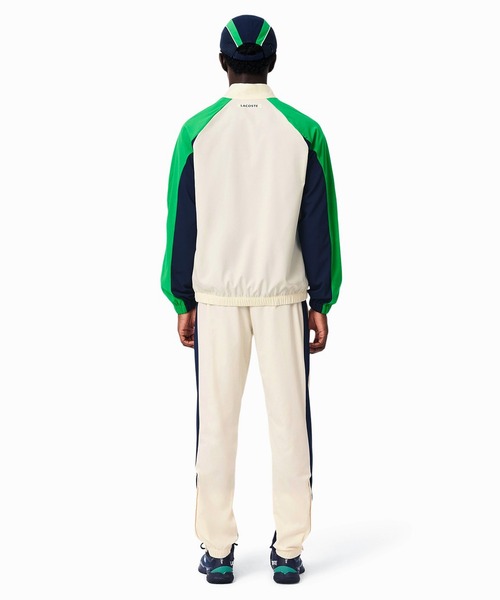 【美品】ラコステ　配色切り替えセットアップトラックスーツ セットアップ XL相当 セール】配色切り替えセットアップトラックスーツ セットアップ