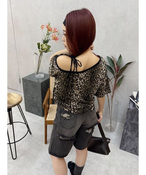 EVRIS（エヴリス）の「バックスラッシュハーフデニムパンツ（デニムパンツ・レディース・インディゴブルー/ブラック・MEDIUM/SMALL）」の16枚目の写真