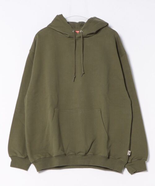 FUSE(フューズ)の「【TRIBEWEAR/トライブウェア】BASIC HOODIE(パーカー・メンズ・オリーブ・02/03/01)」の1枚目の写真