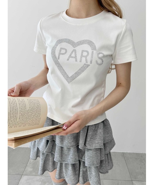 新品　ジプソフィア　ロゴTシャツ　白 新品 ジプソフィア ロゴTシャツ 白