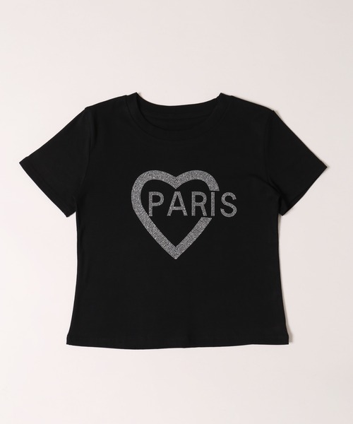 GALLE Paris 売れ筋商品|||ガレパリ Tシャツ トップス レディース T-shirts Black ガレパリ レディース Tシャツ トップス Tops Black（送料無料