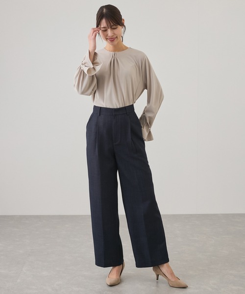 Jayro(ジャイロ)の「ツイードタックワイドパンツ(その他パンツ・レディース・ネイビー/ブラウン系その他2/ブルー系その他5・M)」の16枚目の写真
