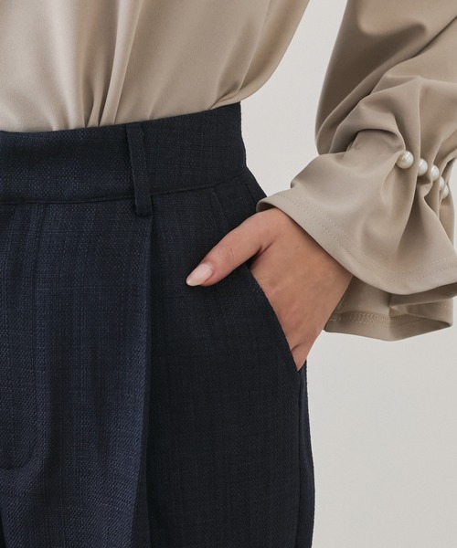 Jayro(ジャイロ)の「ツイードタックワイドパンツ(その他パンツ・レディース・ネイビー/ブラウン系その他2/ブルー系その他5・M)」の20枚目の写真