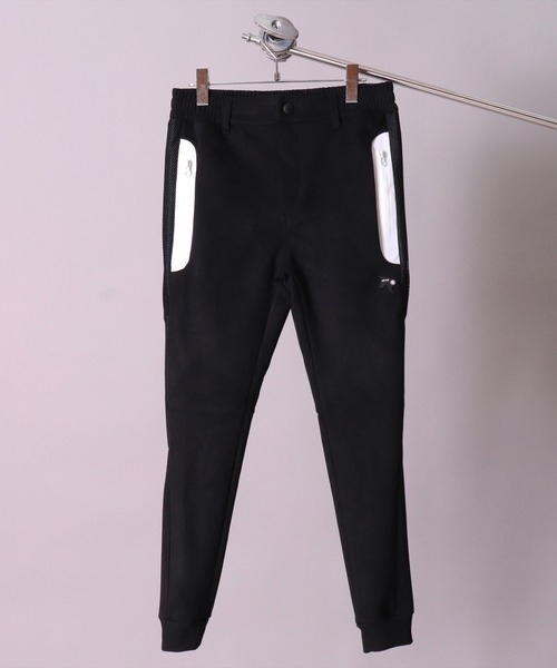 BAYBLO（ベイブロ）の「(DE)【double E golf】フェイクスエード メッシュ 切替 ジョガーパンツ（その他パンツ・メンズ・グレー・L）」の2枚目の写真