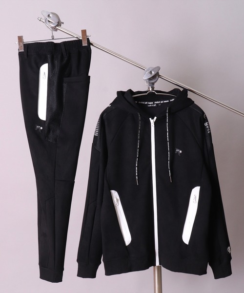 BAYBLO（ベイブロ）の「(DE)【double E golf】フェイクスエード メッシュ 切替 ジョガーパンツ（その他パンツ・メンズ・グレー・L）」の5枚目の写真