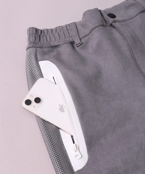 BAYBLO（ベイブロ）の「(DE)【double E golf】フェイクスエード メッシュ 切替 ジョガーパンツ（その他パンツ・メンズ・グレー・L）」の14枚目の写真