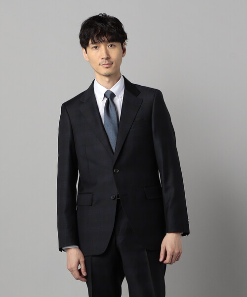 COMME CA MEN(コムサメン)の「【セットアップ対応】尾州織りイル・プリンチペ タータンチェック ジャケット(テーラードジャケット・メンズ・ブラック・S/M/L)」の5枚目の写真