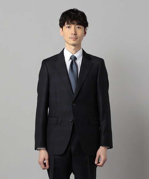 COMME CA MEN(コムサメン)の「【セットアップ対応】尾州織りイル・プリンチペ タータンチェック ジャケット(テーラードジャケット・メンズ・ブラック・S/M/L)」の7枚目の写真