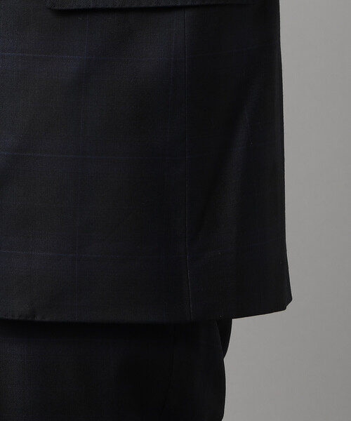 COMME CA MEN(コムサメン)の「【セットアップ対応】尾州織りイル・プリンチペ タータンチェック ジャケット(テーラードジャケット・メンズ・ブラック・S/M/L)」の14枚目の写真