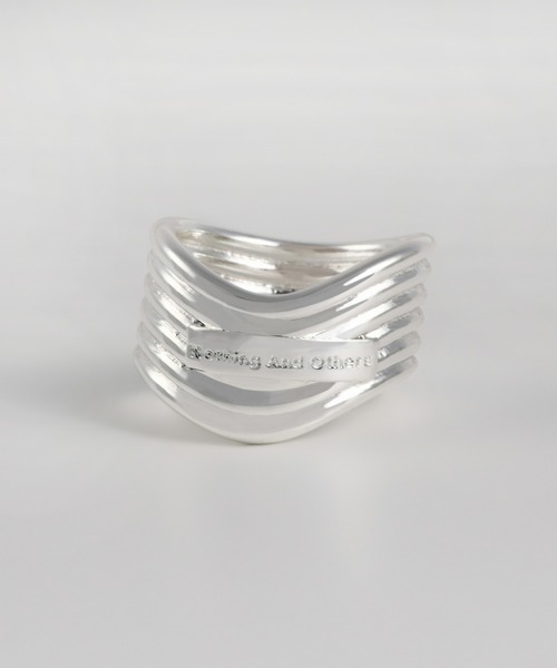 Nothing And Others（ナッシングアンドアザーズ）の「「Nothing And Others/ナッシングアンドアザーズ」Parallel line Ring（リング・レディース・シルバー・FREE）」の9枚目の写真