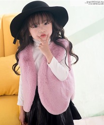 ファーベスト」に該当するベスト（ピンク/桃色系）ファッション通販