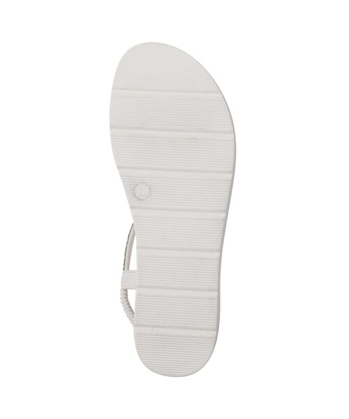 grove(グローブ)の「【新色追加・人間工学】ワンタッチラインストーンストラップ厚底サンダル(サンダル・レディース・ホワイト/ブラック/ブラック×シルバー/ライトベージュ・S/M/L)」の9枚目の写真