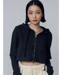 EMODA | ショートレイヤードフーディー(Tシャツ/カットソー)