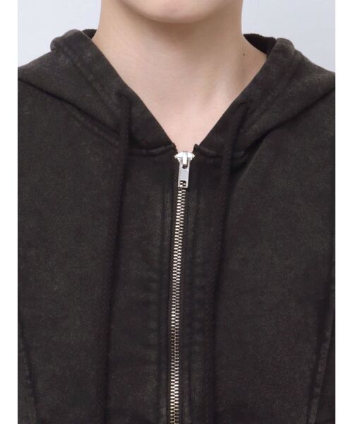 EMODA（エモダ）の「ショートレイヤードフーディー（Tシャツ/カットソー・レディース・ブラウン/ブラック/ベージュ・FREE）」の21枚目の写真