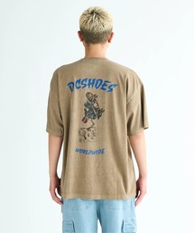 DC SHOES | 25 SKATE SKULL SS/DCバックプリント半袖Tシャツ(Tシャツ/カットソー)