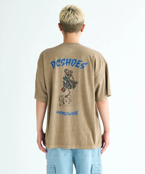 DC SHOES(ディーシーシューズ)の「25 SKATE SKULL SS/DCバックプリント半袖Tシャツ(Tシャツ/カットソー・メンズ・ブラック/ブラック系その他/ホワイト/サンドベージュ・MEDIUM/LARGE/X-LARGE)」の1枚目の写真