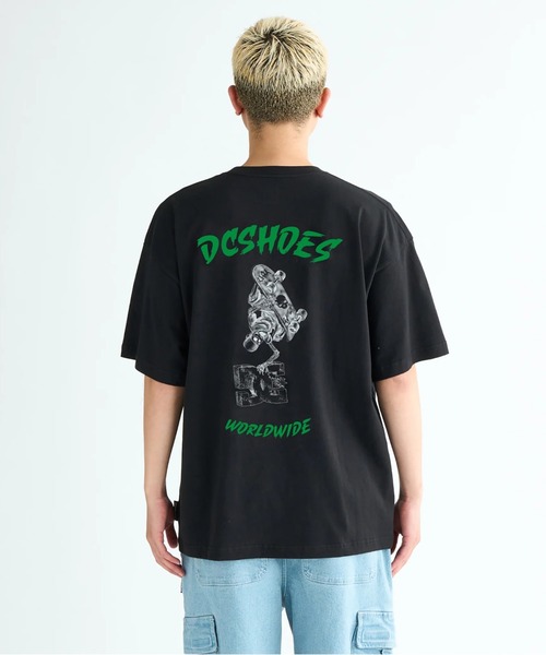 DC SHOES(ディーシーシューズ)の「25 SKATE SKULL SS/DCバックプリント半袖Tシャツ(Tシャツ/カットソー・メンズ・ブラック/ブラック系その他/ホワイト/サンドベージュ・MEDIUM/LARGE/X-LARGE)」の3枚目の写真
