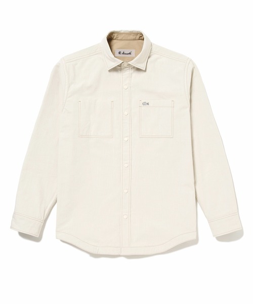 LACOSTE(ラコステ)の「カラーリバーシブルボタンダウンシャツ(シャツ/ブラウス・メンズ・ダークグリーン/ベージュ/ネイビー・39/41/40/42)」の4枚目の写真