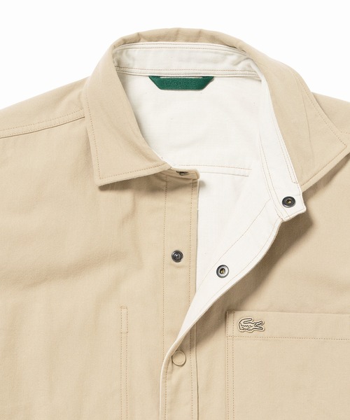 LACOSTE(ラコステ)の「カラーリバーシブルボタンダウンシャツ(シャツ/ブラウス・メンズ・ダークグリーン/ベージュ/ネイビー・39/41/40/42)」の8枚目の写真