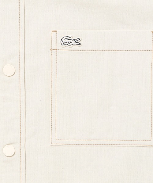 LACOSTE(ラコステ)の「カラーリバーシブルボタンダウンシャツ(シャツ/ブラウス・メンズ・ダークグリーン/ベージュ/ネイビー・39/41/40/42)」の15枚目の写真