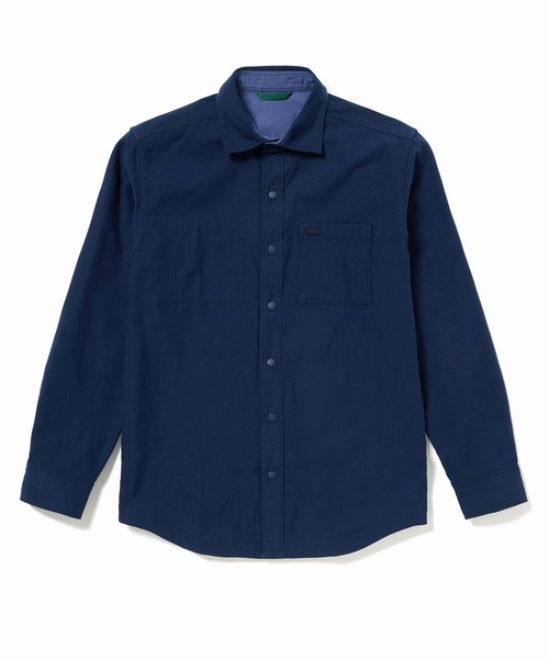 LACOSTE(ラコステ)の「カラーリバーシブルボタンダウンシャツ(シャツ/ブラウス・メンズ・ダークグリーン/ベージュ/ネイビー・39/41/40/42)」の21枚目の写真