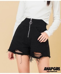 ANAP GｉRL | ハイウエストリングジップショートパンツ(その他パンツ)