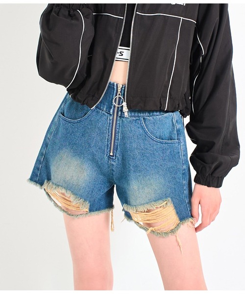 ハイウエストリングジップショートパンツ（その他パンツ）｜ANAP