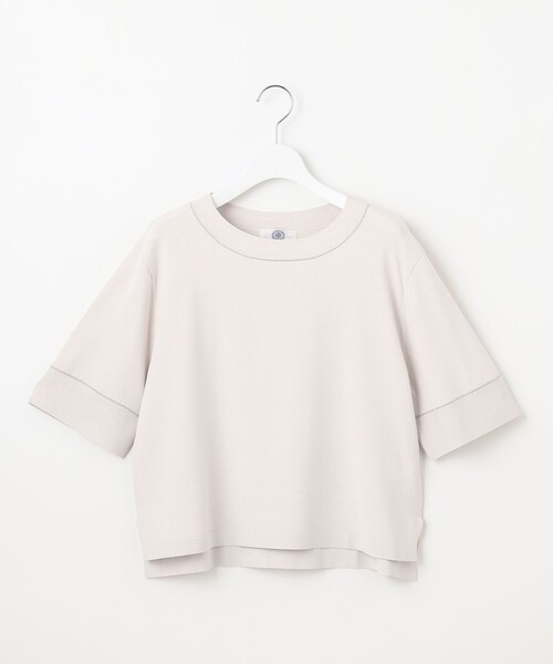 J.PRESS(ジェイプレス)の「【洗える】RAYON ELITE STRETCH ニットT(ニット/セーター・レディース・ライトグリーン系/ネイビー系/ベージュ系/サックスブルー系/ピンク系・MEDIUM/LARGE)」の18枚目の写真
