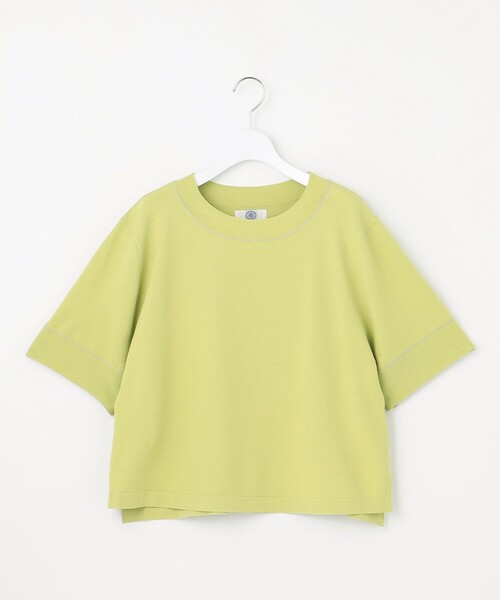J.PRESS(ジェイプレス)の「【洗える】RAYON ELITE STRETCH ニットT(ニット/セーター・レディース・ライトグリーン系/ネイビー系/ベージュ系/サックスブルー系/ピンク系・MEDIUM/LARGE)」の20枚目の写真