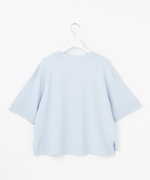 J.PRESS(ジェイプレス)の「【洗える】RAYON ELITE STRETCH ニットT(ニット/セーター・レディース・ライトグリーン系/ネイビー系/ベージュ系/サックスブルー系/ピンク系・MEDIUM/LARGE)」の21枚目の写真