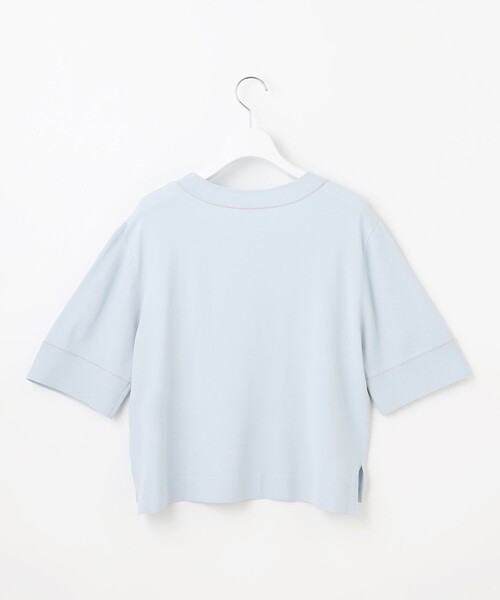 J.PRESS(ジェイプレス)の「【洗える】RAYON ELITE STRETCH ニットT(ニット/セーター・レディース・ライトグリーン系/ネイビー系/ベージュ系/サックスブルー系/ピンク系・MEDIUM/LARGE)」の22枚目の写真