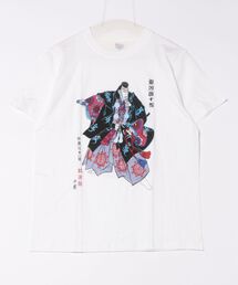 JIN plus（ジンプラス）の「勧進帳　JIN+ 　ホワイト半袖Tシャツ（Tシャツ/カットソー）」