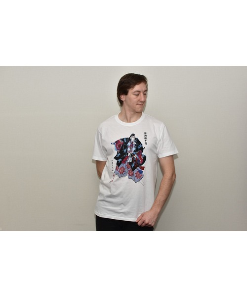 JIN plus(ジンプラス)の「勧進帳 JIN+ ホワイト半袖Tシャツ(Tシャツ/カットソー・メンズ・ホワイト系その他2/ホワイト系その他4/ホワイト系その他/ホワイト系その他3・MEDIUM/X-LARGE/SMALL/LARGE)」の13枚目の写真