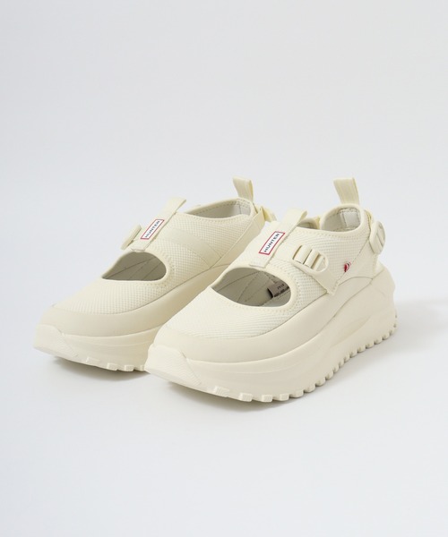 HUNTER(ハンター)の「HUNTER ユニセックス トラベル フロー サンダル(サンダル・レディース・ブラック/ホワイト×グリーン/オフホワイト・24cm/23cm/25cm)」の22枚目の写真