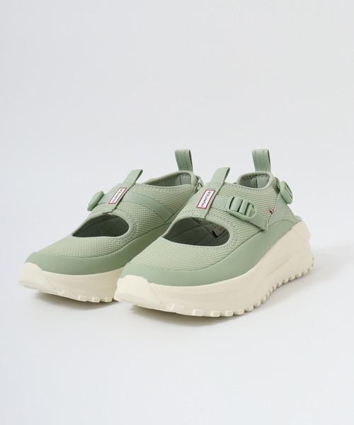 HUNTER(ハンター)の「HUNTER ユニセックス トラベル フロー サンダル(サンダル・レディース・ブラック/ホワイト×グリーン/オフホワイト・24cm/23cm/25cm)」の21枚目の写真