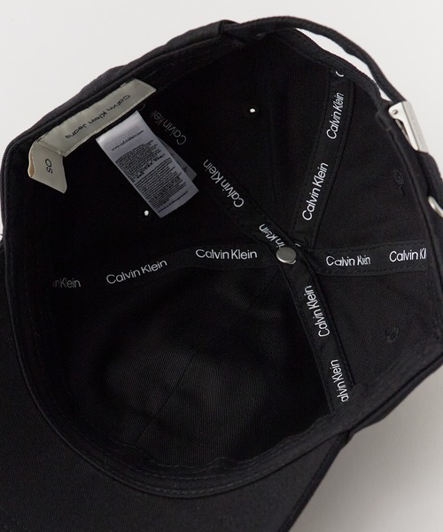 Calvin Klein（カルバン・クライン）の「Calvin Klein/カルバンクライン MONOLOGO CAP キャップ（キャップ・メンズ・ホワイト/ブラック/ライトブルー・ONE SIZE）」の4枚目の写真