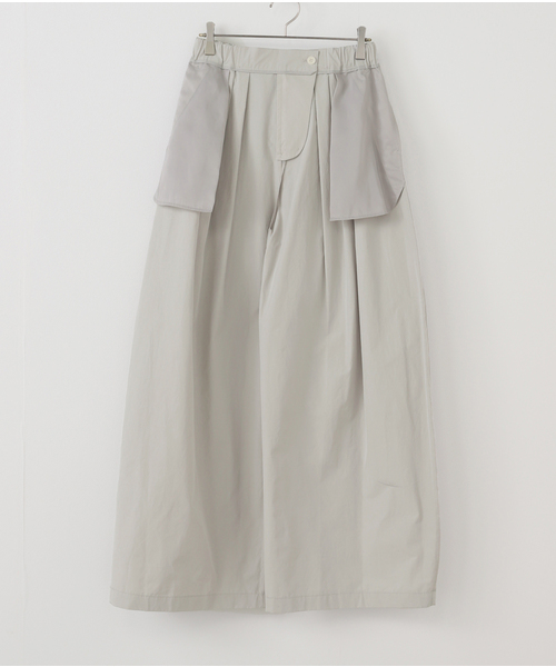 AMOMENTO(アモーメント)の「【AMOMENTO / アモーメント】 THREE TUCK BANDING PANTS AM25SSW09PT(その他パンツ・レディース・グレー系その他・1)」の6枚目の写真