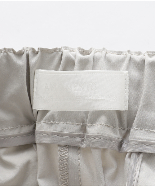 AMOMENTO(アモーメント)の「【AMOMENTO / アモーメント】 THREE TUCK BANDING PANTS AM25SSW09PT(その他パンツ・レディース・グレー系その他・1)」の7枚目の写真