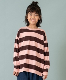 and D. petit main | 【365D.】ボーダー袖リブワイドロンT(Tシャツ/カットソー)