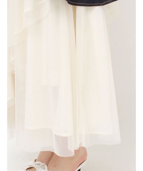 RESEXXY（リゼクシー）の「【WEB限定】チュールドッキングフレアスカート（スカート・レディース・ピンク/インディゴブルー/ライトブルー・FREE）」の11枚目の写真