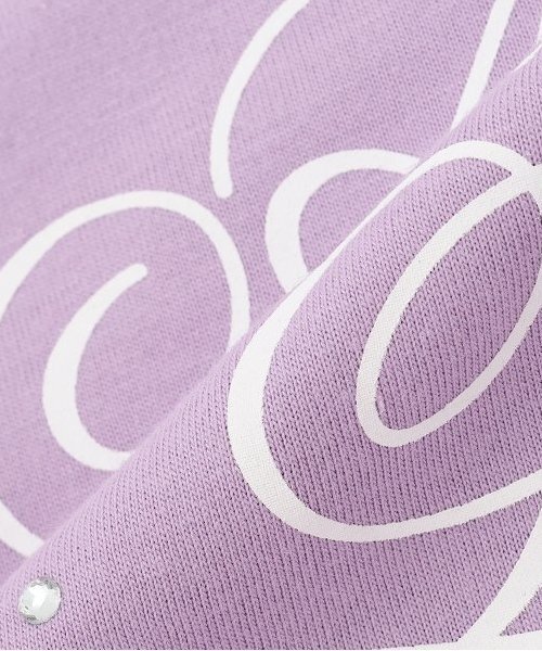 by LOVEiT（バイラビット）の「ビジューガーリーTシャツ（Tシャツ/カットソー・キッズ・ラベンダー/ブラック/オフホワイト・140cm/150cm/160cm/130cm/120cm）」の9枚目の写真