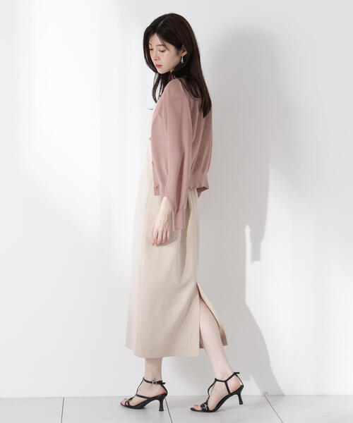 PROPORTION BODY DRESSING(プロポーションボディドレッシング)の「シアーカーディガン / 1215174400(カーディガン/ボレロ・レディース・ホワイト/ブラウン/レッド/ブラック・FREE)」の13枚目の写真